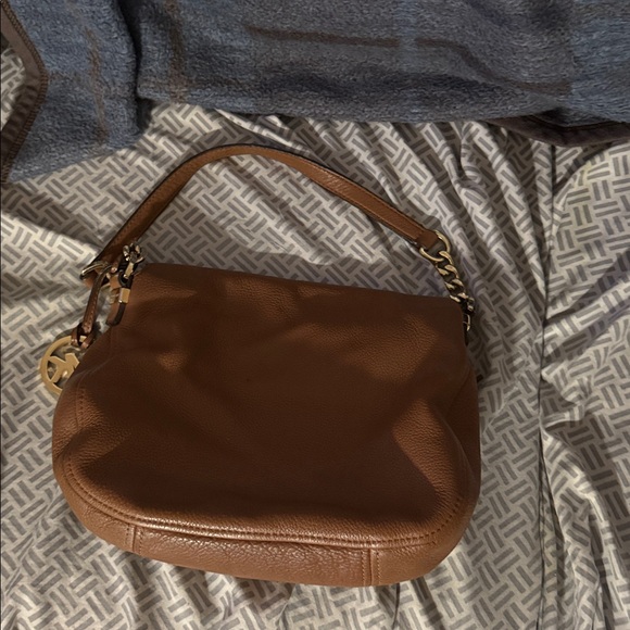 Michael Kors Tan Leather Shoulder Bag - Picture 4 of 4